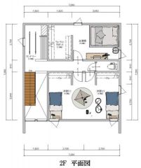 ２階床面積：48.85m2（14.77坪）