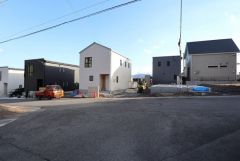 ６ｍ幅員北面道路現在建築中（2026年1月撮影）