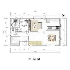 ・１階床面積：52.99m2（16.02坪）