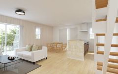 ジャパンディインテリアの内装は和の落ち着きに、北欧のやさしさを足した21帖のLDK