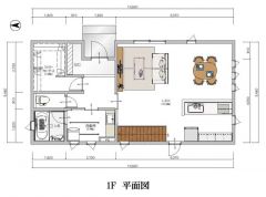 ・１階床面積：57.96m2（17.53坪）